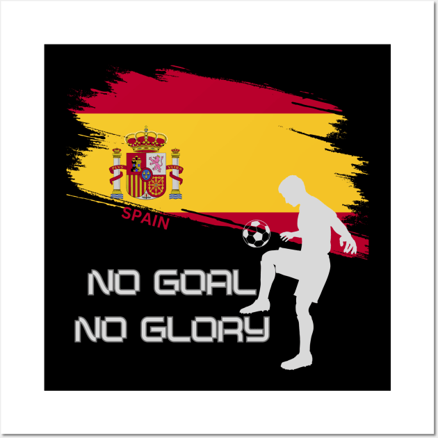 Soccer Spain Wall Art by T-Crafts